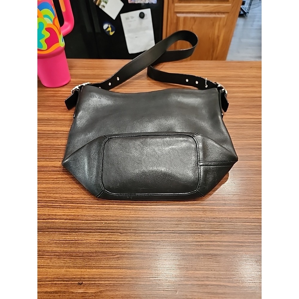 Exc Cond Vintage Coach Soho Bucket Duffle Legacy Purse Black leather Style 9186 - Picture 11 of 11